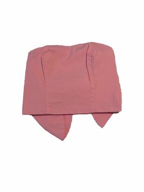 Olivaceous Pink Bow Back Strapless Top